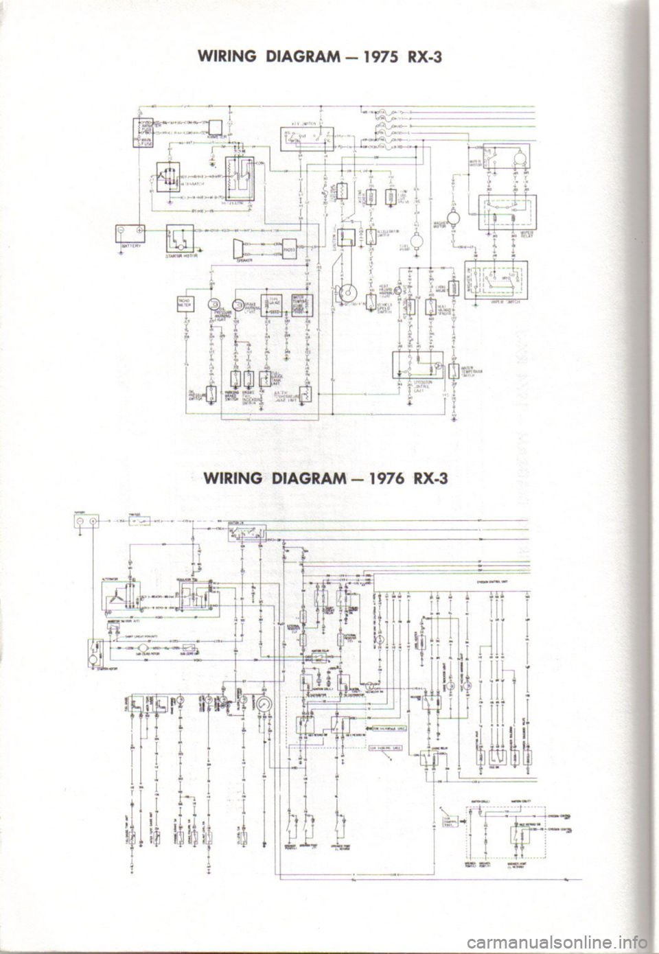 MAZDA RX-3 1971  Workshop Manual 
