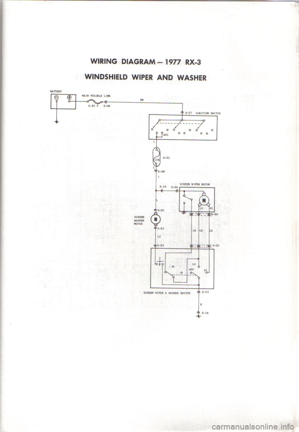 MAZDA RX-3 1971  Workshop Manual 