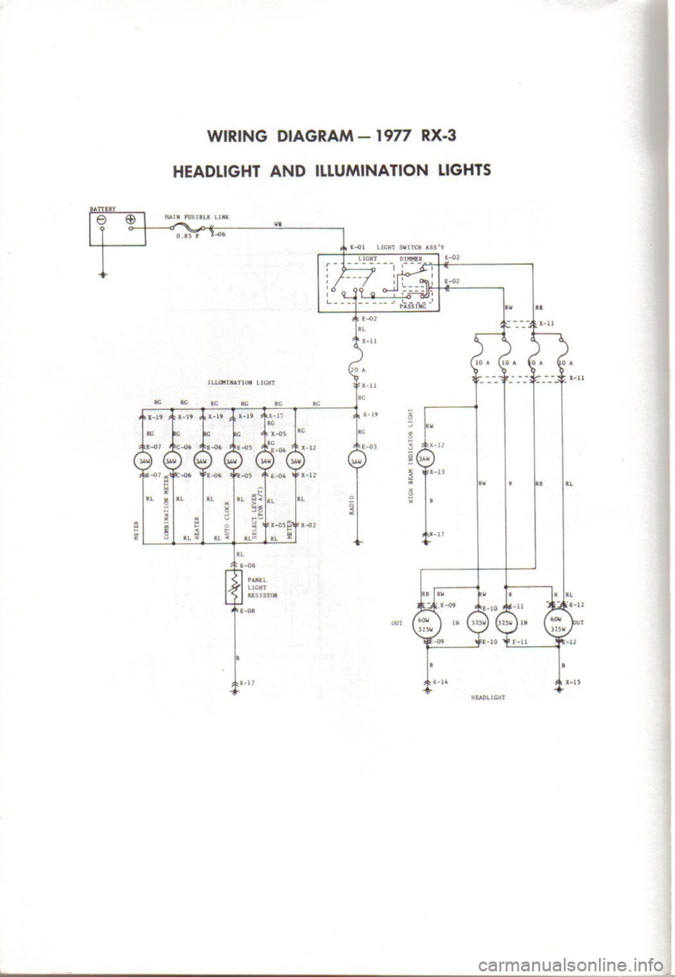 MAZDA RX-3 1971  Workshop Manual 