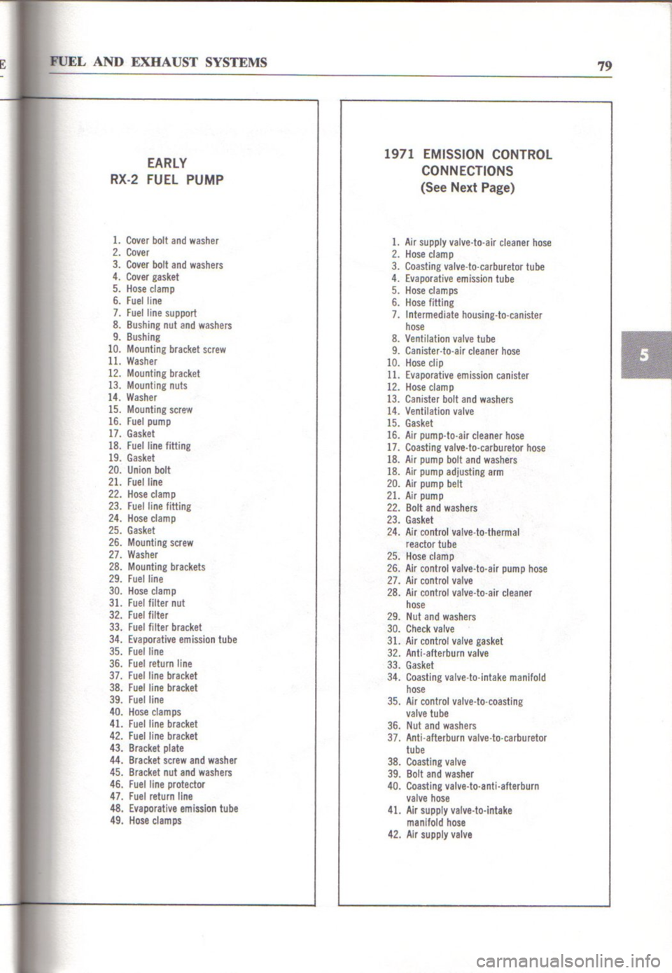 MAZDA RX-3 1971  Workshop Manual 
