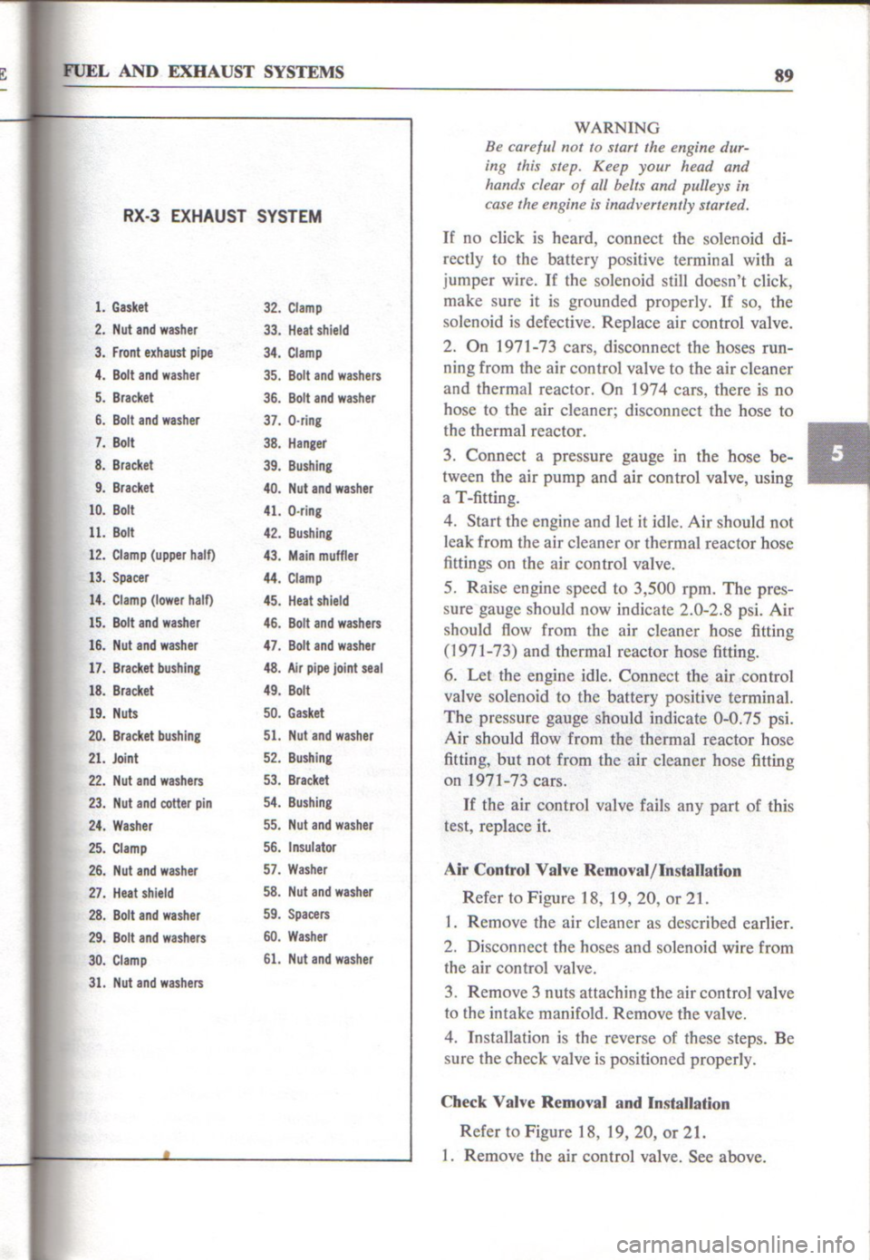 MAZDA RX-3 1971  Workshop Manual 