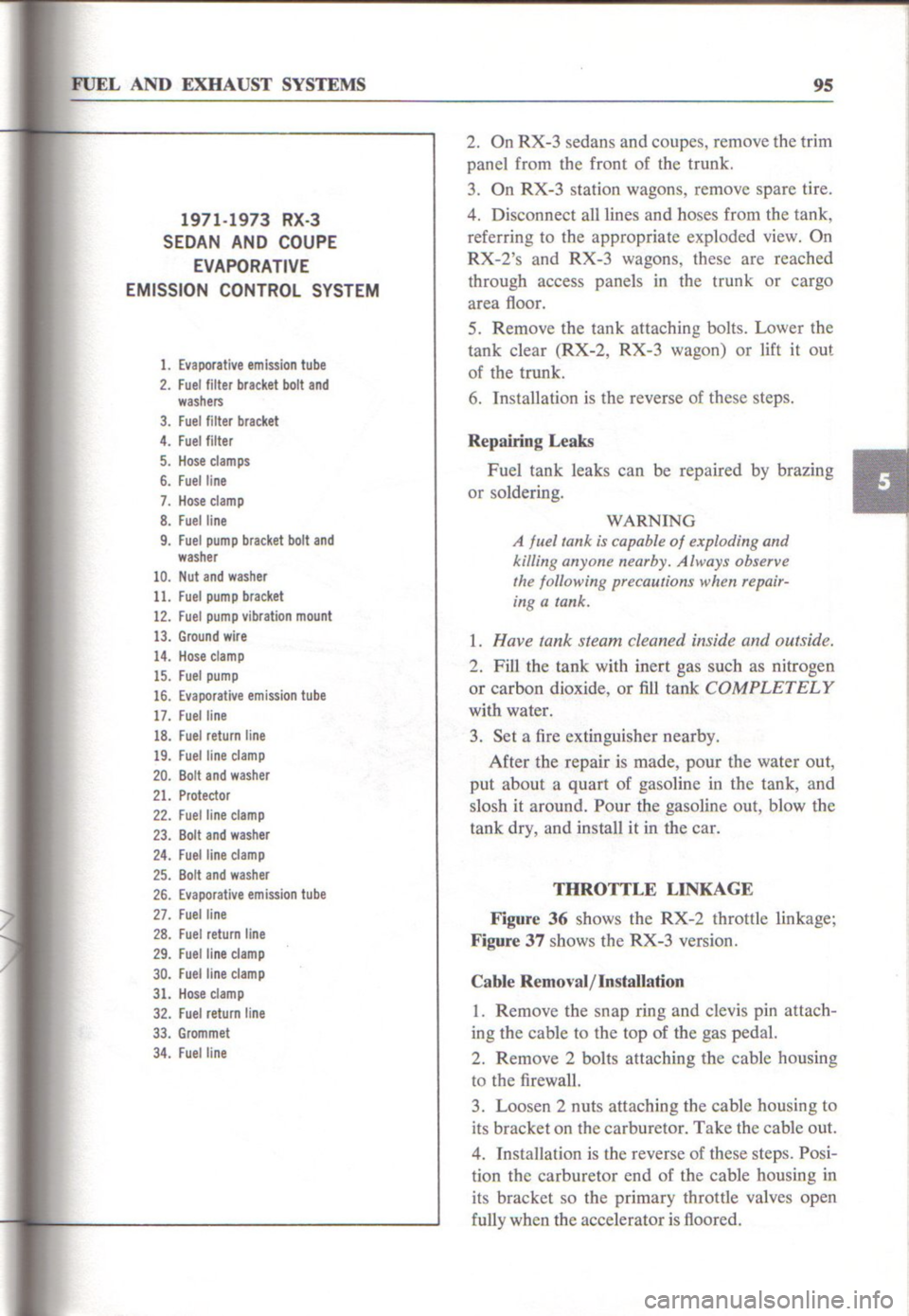 MAZDA RX-3 1971  Workshop Manual 