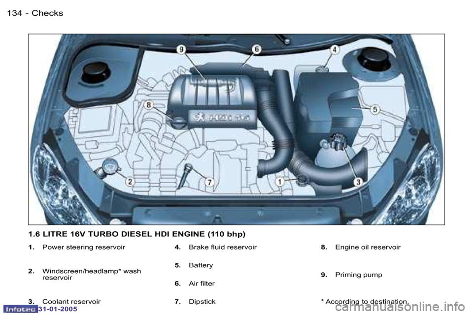 Peugeot 206 Dag 2004.5  Owners Manual �1�3�4 �-
�3�1�-�0�1�-�2�0�0�5
�1�3�5
�-
�3�1�-�0�1�-�2�0�0�5
�1�.� �  �P�o�w�e�r� �s�t�e�e�r�i�n�g� �r�e�s�e�r�v�o�i�r
�2�.� �  �W�i�n�d�s�c�r�e�e�n�/�h�e�a�d�l�a�m�p�*� �w�a�s�h�  
�r�e�s�e�r�v�o�i�