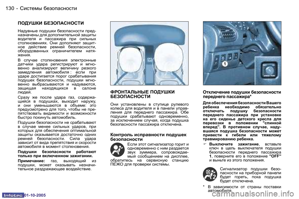 Peugeot 206 SW 2005.5  Инструкция по эксплуатации (in Russian) Kbkl_fu� [_ahiZkghklb
�1�3�0 �-
�0�1�-�1�0�-�2�0�0�5
�1�3�1
Kbkl_fu� [_ahiZkghklb
�-
�0�1�-�1�0�-�2�0�0�5
fH>MRaB� ;?AHf:KGHKiB
GZ^m\gu