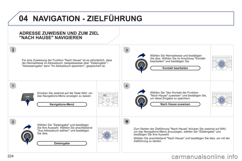Peugeot 3008 Hybrid 4 2013  Betriebsanleitung (in German) 224
04
NAV2ABC3DEF5JKL4GHI6MNO8TUV7PQRS9WXYZ0*#
1RADIO MEDIANAV TRAFFIC
SETUPADDR
BOOK
2ABC3DEF5JKL4GHI6MNO8TUV7PQRS9WXYZ0*#
1RADIO MEDIANAV TRAFFIC
SETUPADDR
BOOK
2ABC3DEF5JKL4GHI6MNO8TUV7PQRS9WXYZ0*