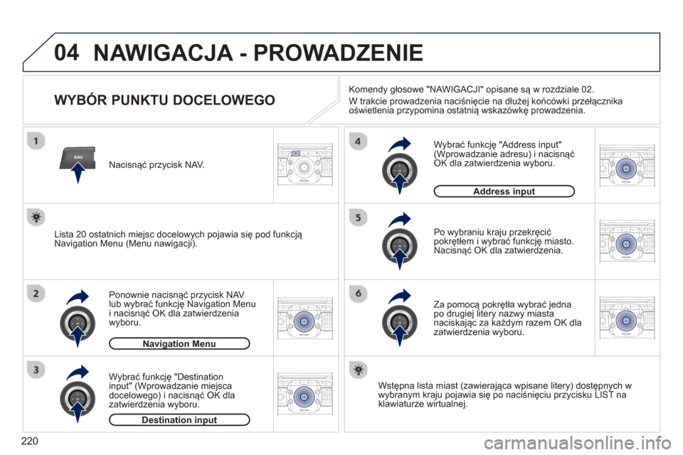 Peugeot 3008 Hybrid 4 2012 Instrukcja Obsługi (in Polish) 220
04
NAV2ABC3DEF5JKL4GHI6MNO8TUV7PQRS9WXYZ0*#
1RADIO MEDIANAV ESC TRAFFIC
SETUPADDR
BOOK
2ABC3DEF5JKL4GHI6MNO8TUV7PQRS9WXYZ0*#
1RADIO MEDIANAV ESC TRAFFIC
SETUPADDR
BOOK
2ABC3DEF5JKL4GHI6MNO8TUV7PQR Peugeot 3008 Hybrid 4 2012 Instrukcja Obsługi (in Polish) 220
04
NAV2ABC3DEF5JKL4GHI6MNO8TUV7PQRS9WXYZ0*#
1RADIO MEDIANAV ESC TRAFFIC
SETUPADDR
BOOK
2ABC3DEF5JKL4GHI6MNO8TUV7PQRS9WXYZ0*#
1RADIO MEDIANAV ESC TRAFFIC
SETUPADDR
BOOK
2ABC3DEF5JKL4GHI6MNO8TUV7PQR
