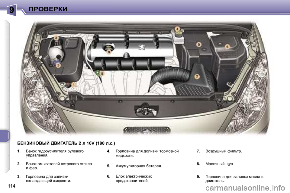 Peugeot 307 Break 2006  Инструкция по эксплуатации (in Russian) �9fgeY?gaB
�1�1�4�1�.� 
Xwqhd� zb^jhmkbebl_ey� jme_yhzh�  
mijwye_Öby�.
�2�. �  Xwqhd� hfuywl_e_c� y_ljhyhzh� kl_dew� 
b� 