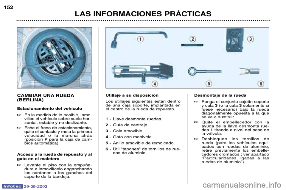 Peugeot 307 Break 2003.5  Manual del propietario (in Spanish) 29-09-2003

 

 
 " 
& 
4,+#2/+.(/,2*()$(>8#0)2 5$	-$ 
44
3
-
3

 54
