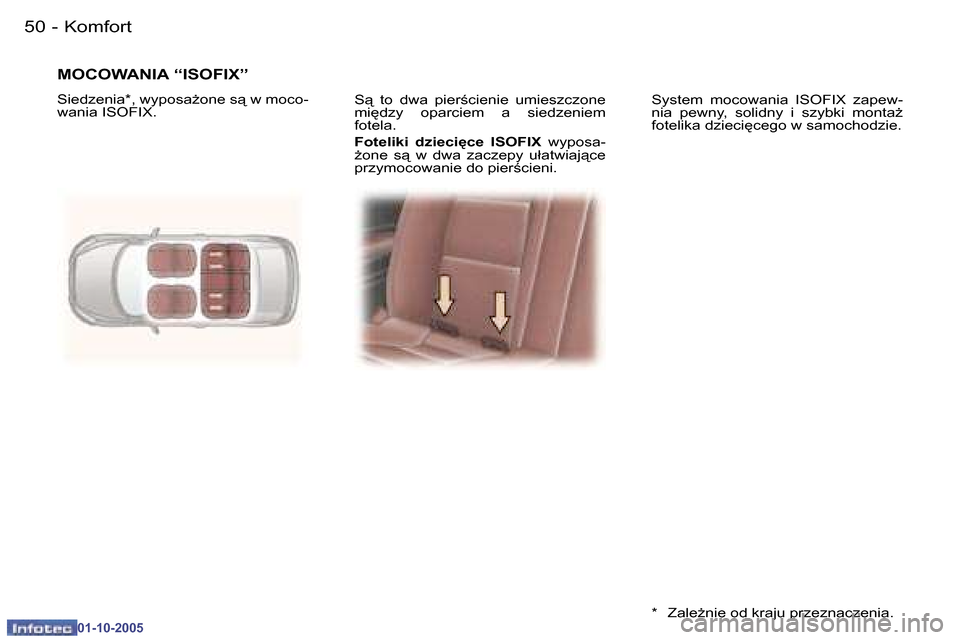 Peugeot 307 CC 2005.5  Instrukcja Obsługi (in Polish) �K�o�m�f�o�r�t�5�0 �-
�0�1�-�1�0�-�2�0�0�5
�5�1�K�o�m�f�o�r�t�-
�0�1�-�1�0�-�2�0�0�5
�S"�  �t�o�  �d�w�a�  �p�i�e�r;�c�i�e�n�i�e�  �u�m�i�e�s�z�c�z�o�n�e�  
�m�i
�d�z�y�  �o�p�a�r�c�i�e�m�  �a�  �s