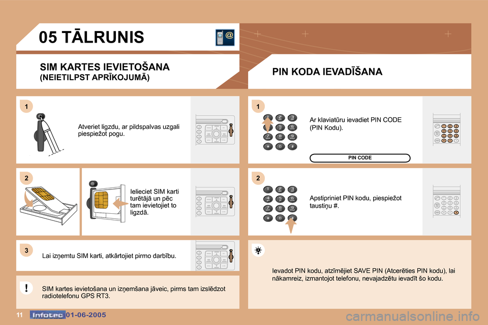 Peugeot 307 CC 2005  Īpašnieka rokasgrāmata (in Latvian) �1�1�0�1�-�0�6�-�2�0�0�5�0�1�-�0�6�-�2�0�0�5
�0�5� �T