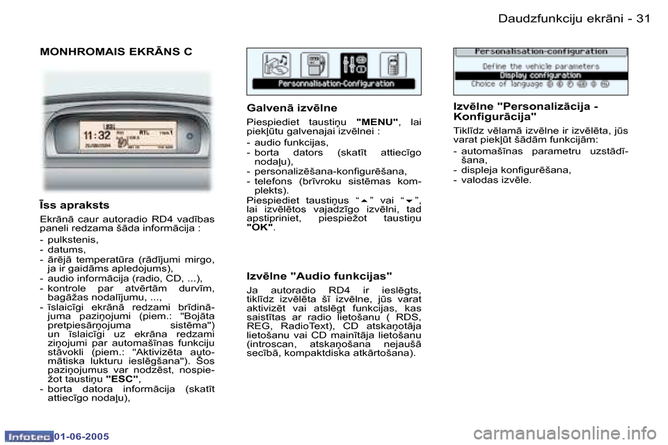 Peugeot 307 CC 2005  Īpašnieka rokasgrāmata (in Latvian) �D�a�u�d�z�f�u�n�k�c�i�j�u� �e�k�r