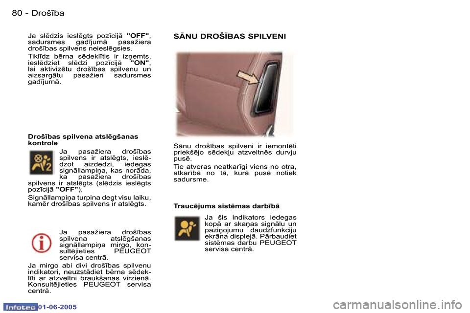 Peugeot 307 CC 2005  Īpašnieka rokasgrāmata (in Latvian) �D�r�o�š