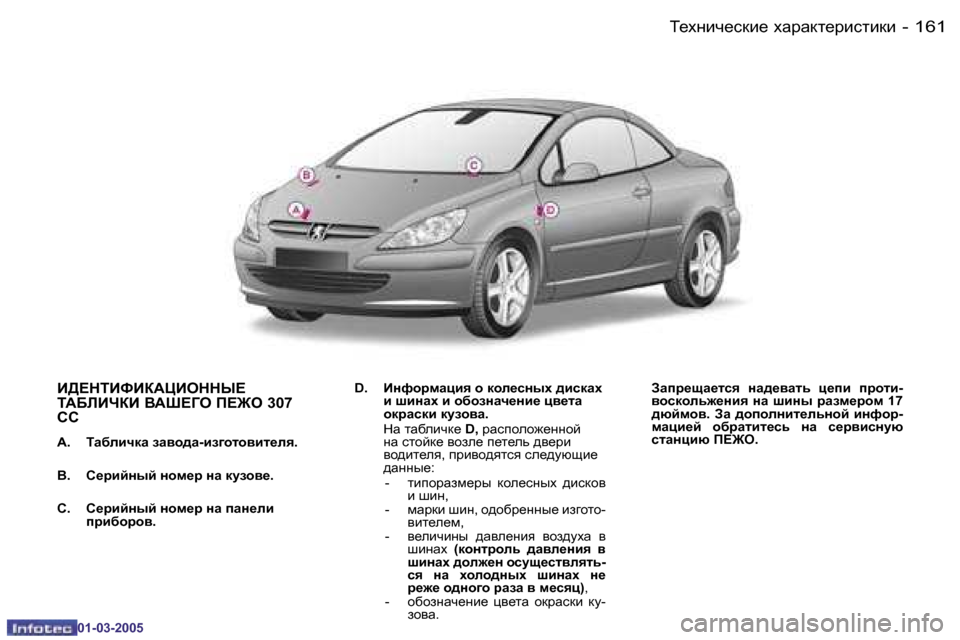Peugeot 307 CC 2005  Инструкция по эксплуатации (in Russian) L_ogbq_kdb_� oZjZdl_jbklbdb�1�6�0 �-
�0�1�-�0�3�-�2�0�0�5
�1�6�1L_ogbq_kdb_� oZjZdl_jbklbdb�-
�0�1�-�0�3�-�2�0�0�5
B>?GLBNBD:PBHGGU?�