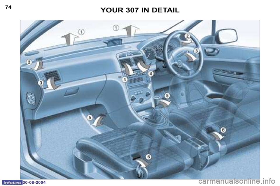 Peugeot 307 Dag 2004.5  Owners Manual �7�4
�3�0�-�0�8�-�2�0�0�4
�7�5
�3�0�-�0�8�-�2�0�0�4
�Y�O�U�R� �3�0�7� �I�N� �D�E�T�A�I�L  