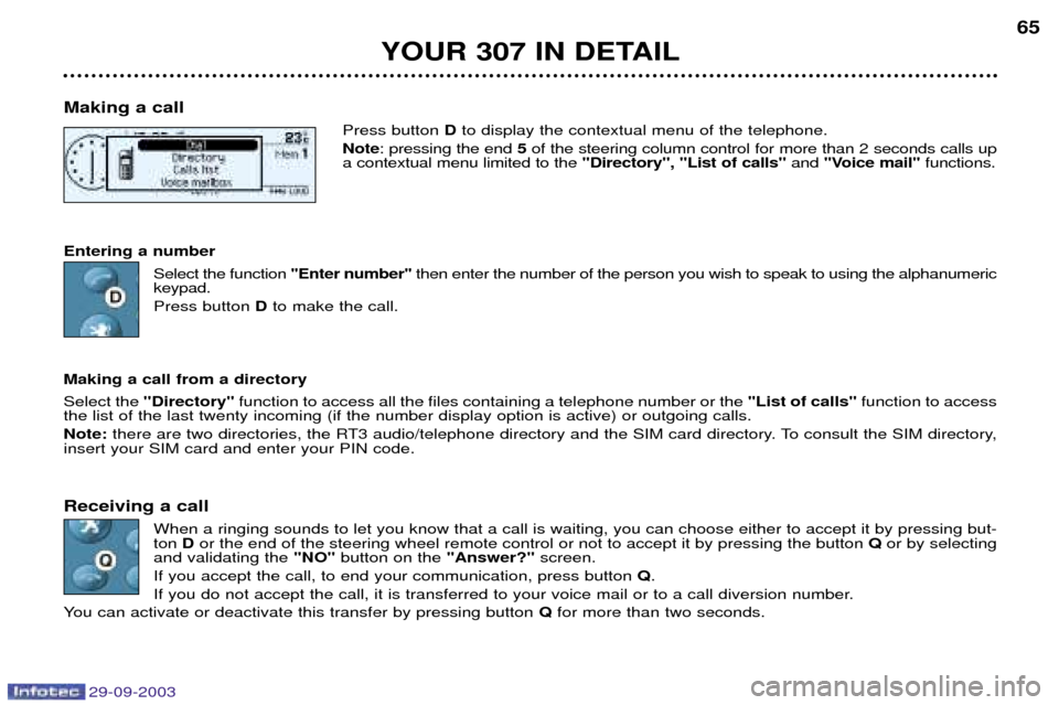 Peugeot 307 Dag 2003.5  Owners Manual 
	

	$
3= 	


#"
		&	 
			#
	

 *#	


		  
	
		 	

	

#
