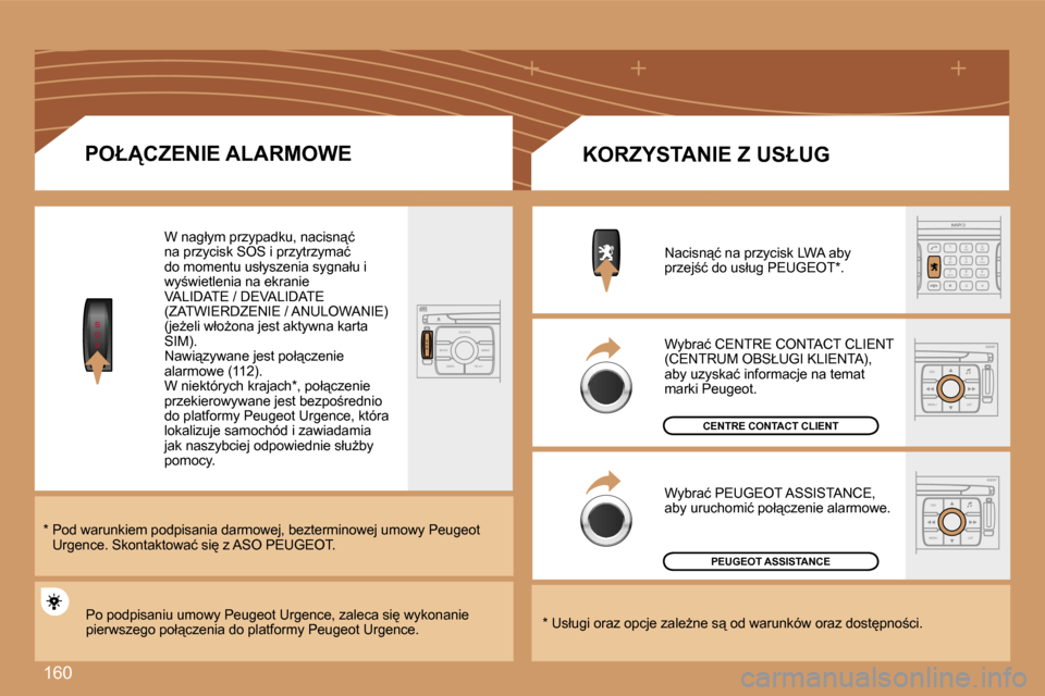 Peugeot 307 SW 2007  Instrukcja Obsługi (in Polish) �1�6�0
�S
�O
�S�S
�O �S�S�O�U�R�C�E
�M�O�D�E �B�A�N�D �T�P�T
�A�  �Y
�D�A�R�K
�2
�a�b�c
�5
�j�k�l
�8
�t�u�v �3
�d�e�f
�6
�m�n�o
�9
�w�x�y�z
�1 �4
�g�h�i
�r
�7
�p�q �s
�0 �#
�E�S�C
�M�E�N�U �L�I�S�T
�E