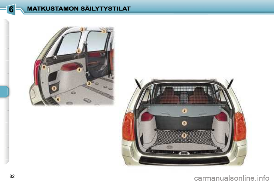Peugeot 307 SW 2007  Omistajan käsikirja (in Finnish) �8�2     
