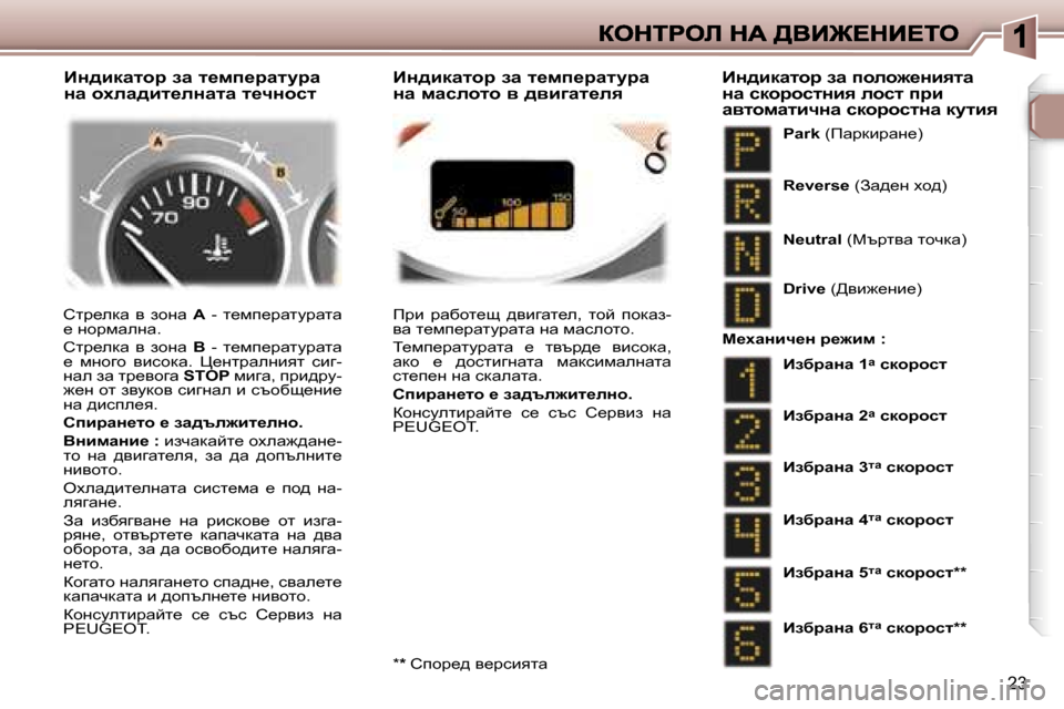 Peugeot 307 SW 2007  Ръководство за експлоатация (in Bulgarian) �2�3
hlj_edw�  y�  ahgw� �A�  �-�  l_fi_jwlmjwlw� _� ghjfwegw�.
hlj_edw�  y�  ahgw�  �B�  �-�  l_fi_jwlmjwlw� _�  fghzh�  ybkhdw�