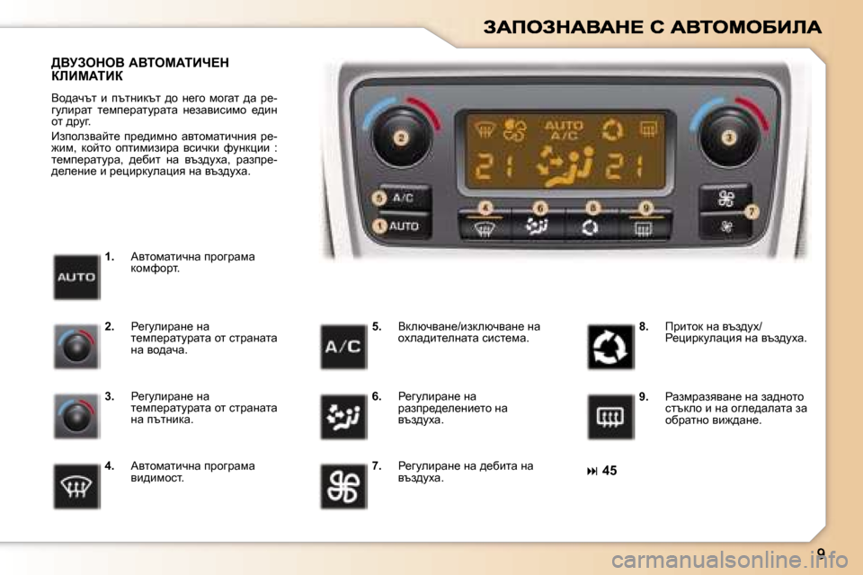 Peugeot 307 SW 2007  Ръководство за експлоатация (in Bulgarian) �� �4�5
�1�.� Wylhfwlbqgw� ijhzjwfw� dhfnhjl�.
>YjAedeY� WYiecWiBn?d�  
abBcWiBa
Yh^wqtl�  b�  itlgbdtl�  ^h�  g_zh�  fh
