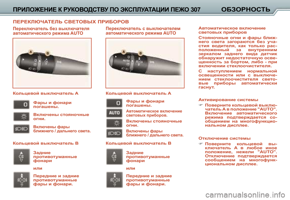 Peugeot 307 SW 2006  Инструкция по эксплуатации (in Russian) I?J?DEXQ:L?EV� K<?LH<UO� IJB;HJH<
IJBEH@?GB?� D� JMDH<H>KL<M� IH� WDKIEM:L:PBB� I?@H� �3�0�7H;AHJGHKLV
I_j_dexqZ