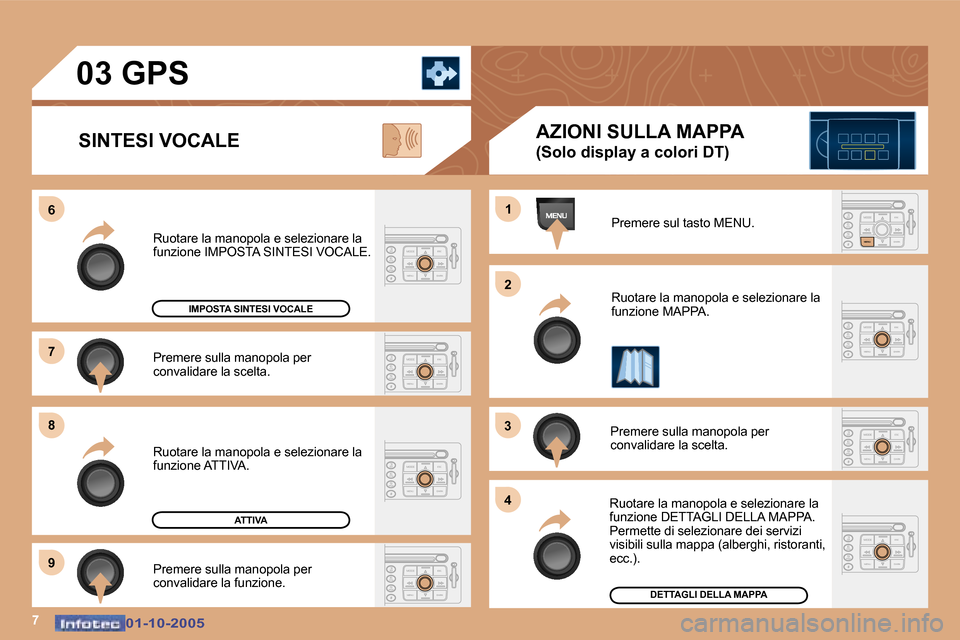Peugeot 307 SW 2005.5  Manuale del proprietario (in Italian) �7
�6 
�7 
�8 
�9�1
�2
�3 
�4
�0�1�-�1�0�-�2�0�0�5�0�1�-�1�0�-�2�0�0�5
�P�r�e�m�e�r�e� �s�u�l�l�a� �m�a�n�o�p�o�l�a� �p�e�r�  
�c�o�n�v�a�l�i�d�a�r�e� �l�a� �s�c�e�l�t�a�.
�R�u�o�t�a�r�e� �l�a� �m�a�n