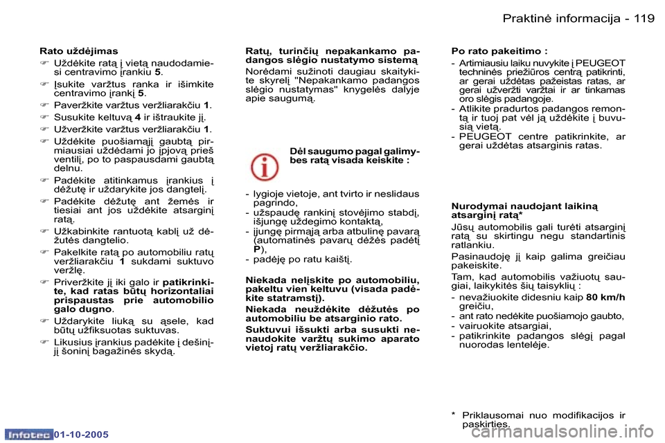 Peugeot 307 SW 2005.5  Savininko vadovas (in Lithuanian) �P�r�a�k�t�i�n