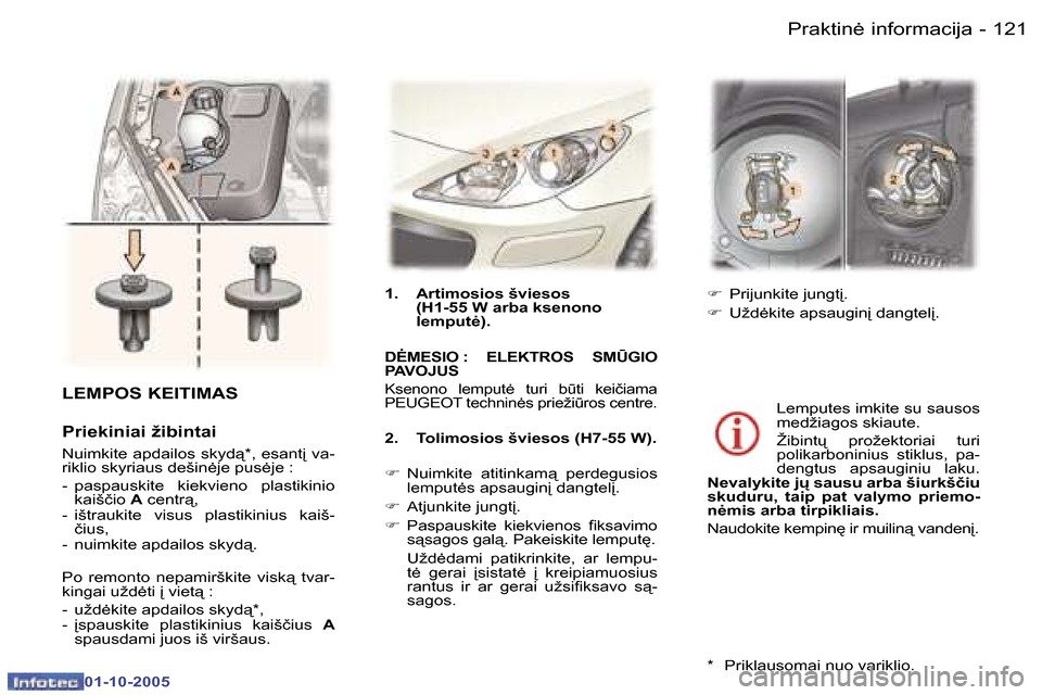 Peugeot 307 SW 2005.5  Savininko vadovas (in Lithuanian) �P�r�a�k�t�i�n
