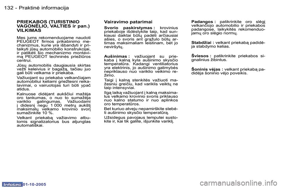 Peugeot 307 SW 2005.5  Savininko vadovas (in Lithuanian) �P�r�a�k�t�i�n