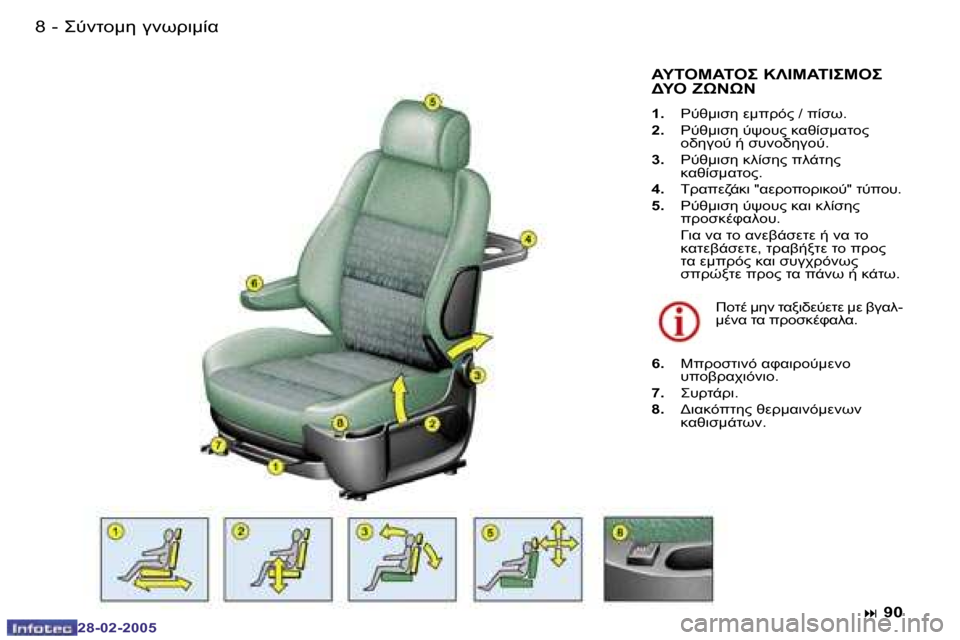 Peugeot 307 SW 2005  Εγχειρίδιο χρήσης (in Greek) GO :5� 3C!7:0K�8 �-
�2�8�-�0�2�-�2�0�0�5
�9GO :5� 3C!7:0K�-
�2�8�-�0�2�-�2�0�0�5
