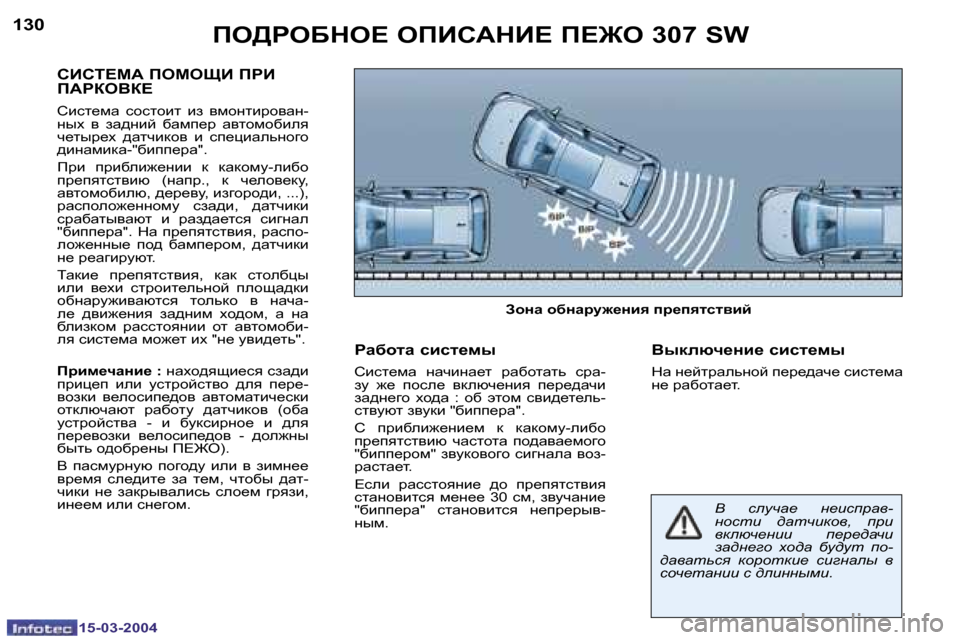 Peugeot 307 SW 2004  Инструкция по эксплуатации (in Russian) �1�5�-�0�3�-�2�0�0�4�1�5�-�0�3�-�2�0�0�4
�1�3�0�1�3�1fe[geXde?� efBhWdB?� f?]e� �3�0�7� �S�W
hBhi?cW� fecepB� fgB�  
fWgaeYa?� 
hbkl_fw�  khklh
