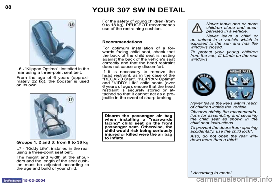 Peugeot 307 SW Dag 2004  Owners Manual �1�5�-�0�3�-�2�0�0�4�1�5�-�0�3�-�2�0�0�4
�8�8�8�9�Y�O�U�R� �3�0�7� �S�W� �I�N� �D�E�T�A�I�L
�N�e�v�e�r�  �l�e�a�v�e�  �o�n�e�  �o�r�  �m�o�r�e�  
�c�h�i�l�d�r�e�n�  �a�l�o�n�e�  �a�n�d�  �u�n�s�u�-
�p