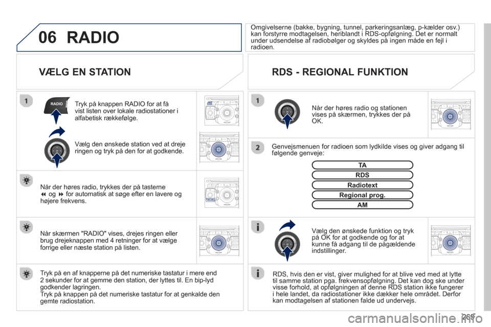 Peugeot 308 SW BL 2013  Instruktionsbog (in Danish) 269
06
RADIO
2ABC3DEF5JKL4GHI6MNO8TUV7PQRS9WXYZ0*#
1RADIO MEDIANAV ESC TRAFFIC
SETUPADDR
BOOK
2ABC3DEF5JKL4GHI6MNO8TUV7PQRS9WXYZ0*#
1RADIO MEDIANAV ESC TRAFFIC
SETUPADDR
BOOK
2ABC3DEF5JKL4GHI6MNO8TUV7