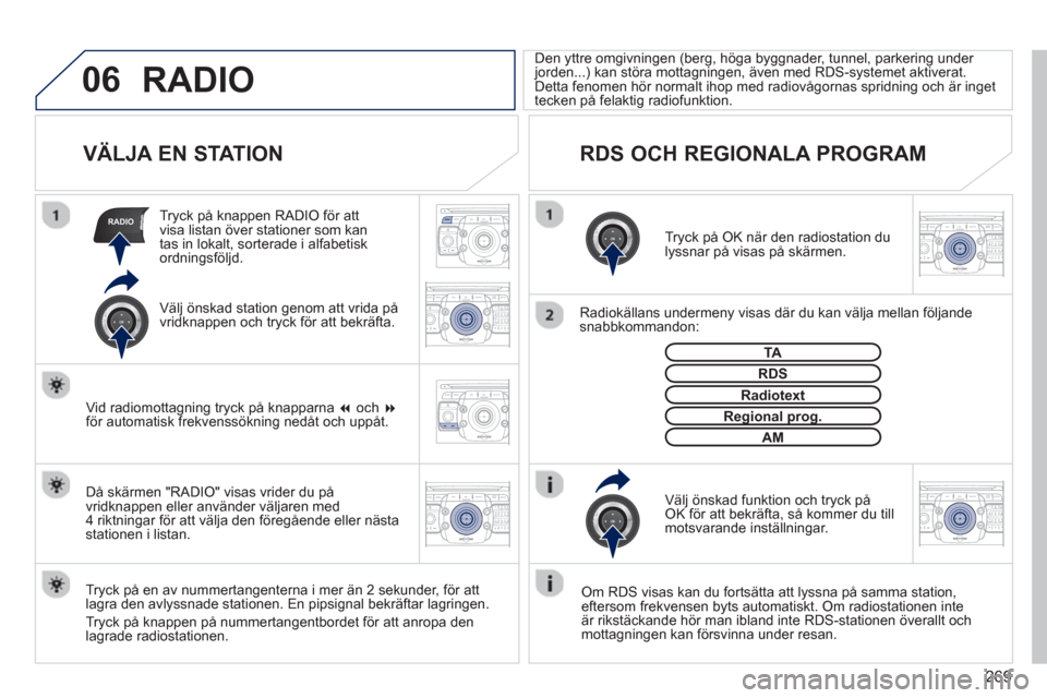 Peugeot 308 SW BL 2013 Ägarmanual (in Swedish) 269
06
RADIO
2ABC3DEF5JKL4GHI6MNO8TUV7PQRS9WXYZ0*#
1RADIO MEDIANAV ESC TRAFFIC
SETUPADDR
BOOK
2ABC3DEF5JKL4GHI6MNO8TUV7PQRS9WXYZ0*#
1RADIO MEDIANAV ESC TRAFFIC
SETUPADDR
BOOK
2ABC3DEF5JKL4GHI6MNO8TUV7 Peugeot 308 SW BL 2013 Ägarmanual (in Swedish) 269
06
RADIO
2ABC3DEF5JKL4GHI6MNO8TUV7PQRS9WXYZ0*#
1RADIO MEDIANAV ESC TRAFFIC
SETUPADDR
BOOK
2ABC3DEF5JKL4GHI6MNO8TUV7PQRS9WXYZ0*#
1RADIO MEDIANAV ESC TRAFFIC
SETUPADDR
BOOK
2ABC3DEF5JKL4GHI6MNO8TUV7