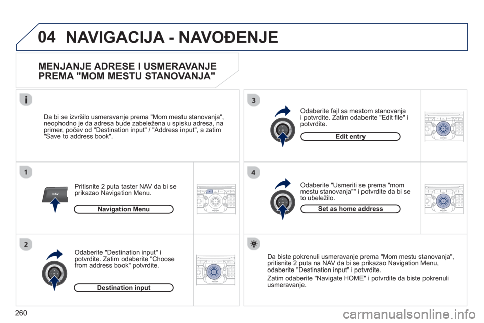 Peugeot 308 SW BL 2013 Упутство за употребу (in Serbian) 260
04
NAV2ABC3DEF5JKL4GHI6MNO8TUV7PQRS9WXYZ0*#
1RADIO MEDIANAV ESC TRAFFIC
SETUPADDR
BOOK
2ABC3DEF5JKL4GHI6MNO8TUV7PQRS9WXYZ0*#
1RADIO MEDIANAV ESC TRAFFIC
SETUPADDR
BOOK
2ABC3DEF5JKL4GHI6MNO8TUV7PQR Peugeot 308 SW BL 2013 Упутство за употребу (in Serbian) 260
04
NAV2ABC3DEF5JKL4GHI6MNO8TUV7PQRS9WXYZ0*#
1RADIO MEDIANAV ESC TRAFFIC
SETUPADDR
BOOK
2ABC3DEF5JKL4GHI6MNO8TUV7PQRS9WXYZ0*#
1RADIO MEDIANAV ESC TRAFFIC
SETUPADDR
BOOK
2ABC3DEF5JKL4GHI6MNO8TUV7PQR