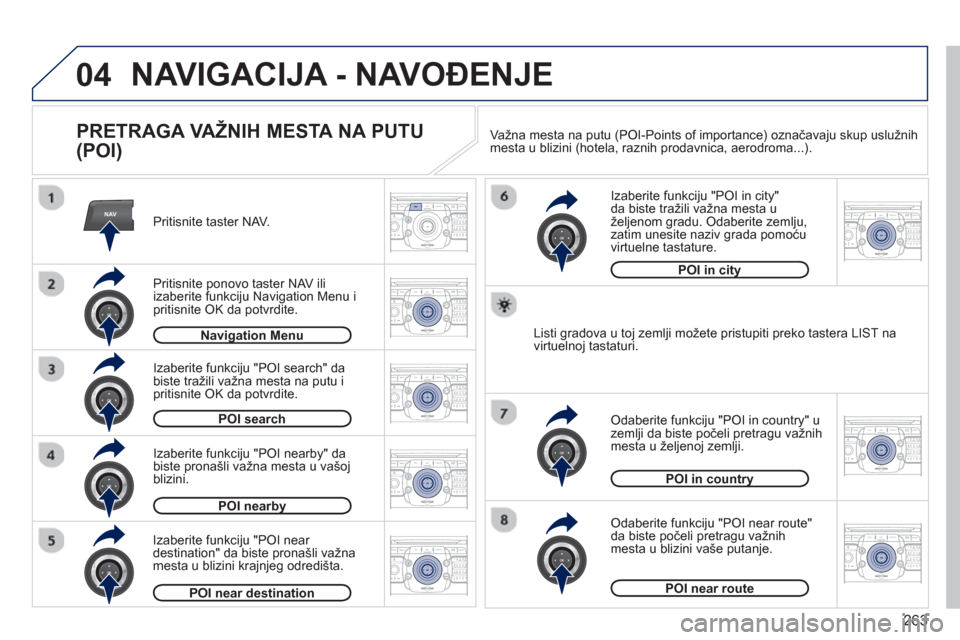 Peugeot 308 SW BL 2013 Упутство за употребу (in Serbian) 263
04
NAV2ABC3DEF5JKL4GHI6MNO8TUV7PQRS9WXYZ0*#
1RADIO MEDIANAV ESC TRAFFIC
SETUPADDR
BOOK
2ABC3DEF5JKL4GHI6MNO8TUV7PQRS9WXYZ0*#
1RADIO MEDIANAV ESC TRAFFIC
SETUPADDR
BOOK
2ABC3DEF5JKL4GHI6MNO8TUV7PQR Peugeot 308 SW BL 2013 Упутство за употребу (in Serbian) 263
04
NAV2ABC3DEF5JKL4GHI6MNO8TUV7PQRS9WXYZ0*#
1RADIO MEDIANAV ESC TRAFFIC
SETUPADDR
BOOK
2ABC3DEF5JKL4GHI6MNO8TUV7PQRS9WXYZ0*#
1RADIO MEDIANAV ESC TRAFFIC
SETUPADDR
BOOK
2ABC3DEF5JKL4GHI6MNO8TUV7PQR