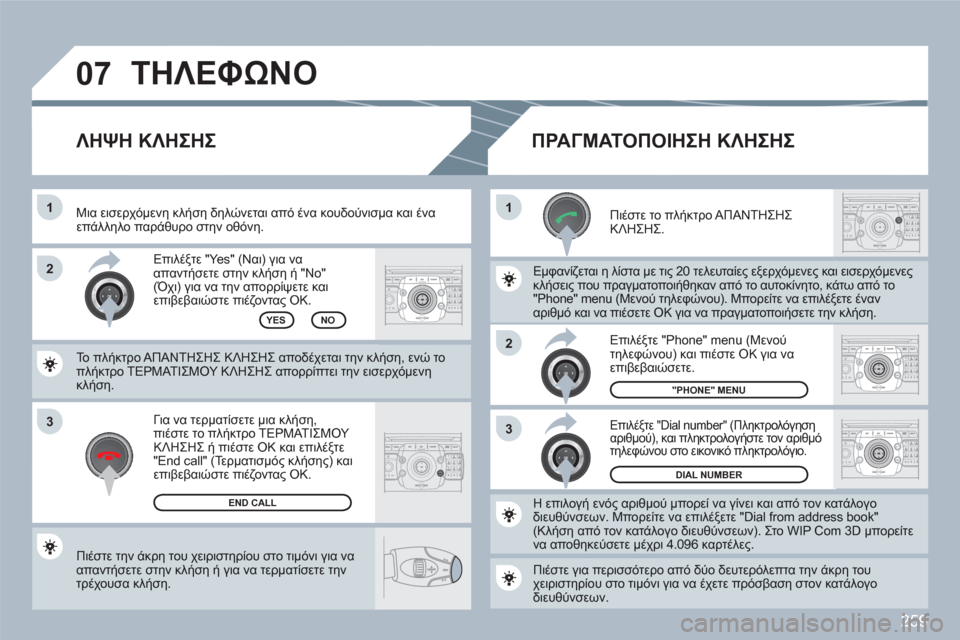 Peugeot 308 SW BL 2010.5  Εγχειρίδιο χρήσης (in Greek) 259
3
112ABC3DEF5JKL4GHI6MNO8TUV7PQRS9WXYZ0*#
1RADIOMEDIANAVESCTRAFFICSETUPADDRBOOK
2
3
2ABC3DEF5JKL4GHI6MNO8TUV7PQRS9WXYZ0*#
1RADIOMEDIANAVESCTRAFFICSETUPADDRBOOK
ABCDEF5JKL4GHI68TUV7PQRS90*#
RADIOME