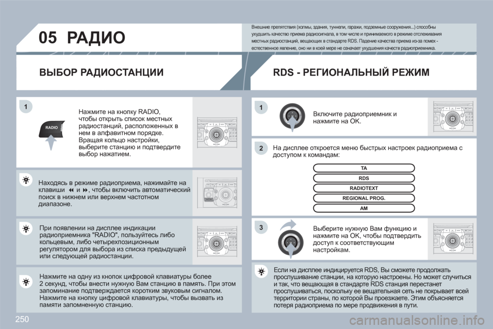 Peugeot 308 SW BL 2010.5 Инструкция по эксплуатации (in Russian) 250
RADIO
11
2
3
05
2ABC3DEF5JKL4GHI6MNO8TUV7PQRS9WXYZ0*#
1RADIOMEDIANAVESCTRAFFICSETUPADDRBOOK
RADIOMEDIANAVESCTRAFFICADDRBOOK
2ABC3DEF5JKL4GHI6MNO8TUV7PQRS9WXYZ0*#
1RADIOMEDIANAVESCTRAFFICSETUPADDRB Peugeot 308 SW BL 2010.5 Инструкция по эксплуатации (in Russian) 250
RADIO
11
2
3
05
2ABC3DEF5JKL4GHI6MNO8TUV7PQRS9WXYZ0*#
1RADIOMEDIANAVESCTRAFFICSETUPADDRBOOK
RADIOMEDIANAVESCTRAFFICADDRBOOK
2ABC3DEF5JKL4GHI6MNO8TUV7PQRS9WXYZ0*#
1RADIOMEDIANAVESCTRAFFICSETUPADDRB