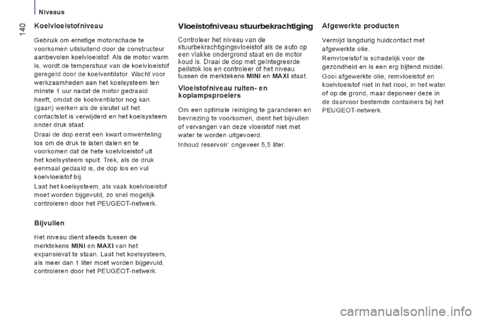 Peugeot Boxer 2014  Handleiding (in Dutch) 