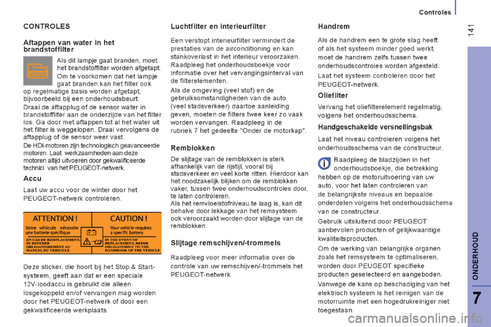 Peugeot Boxer 2014  Handleiding (in Dutch) 