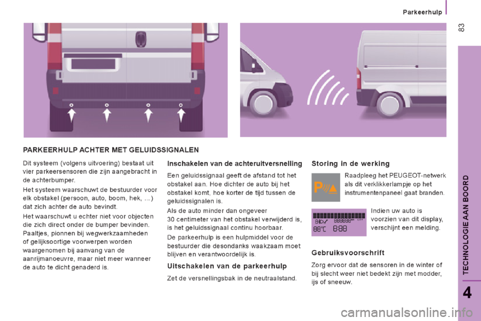 Peugeot Boxer 2014  Handleiding (in Dutch) 