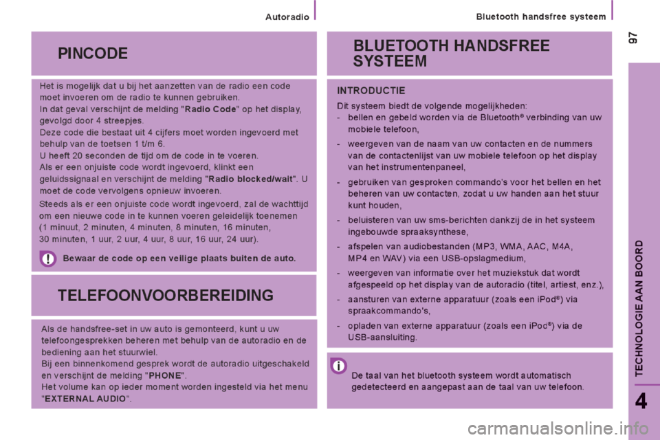 Peugeot Boxer 2014  Handleiding (in Dutch) 