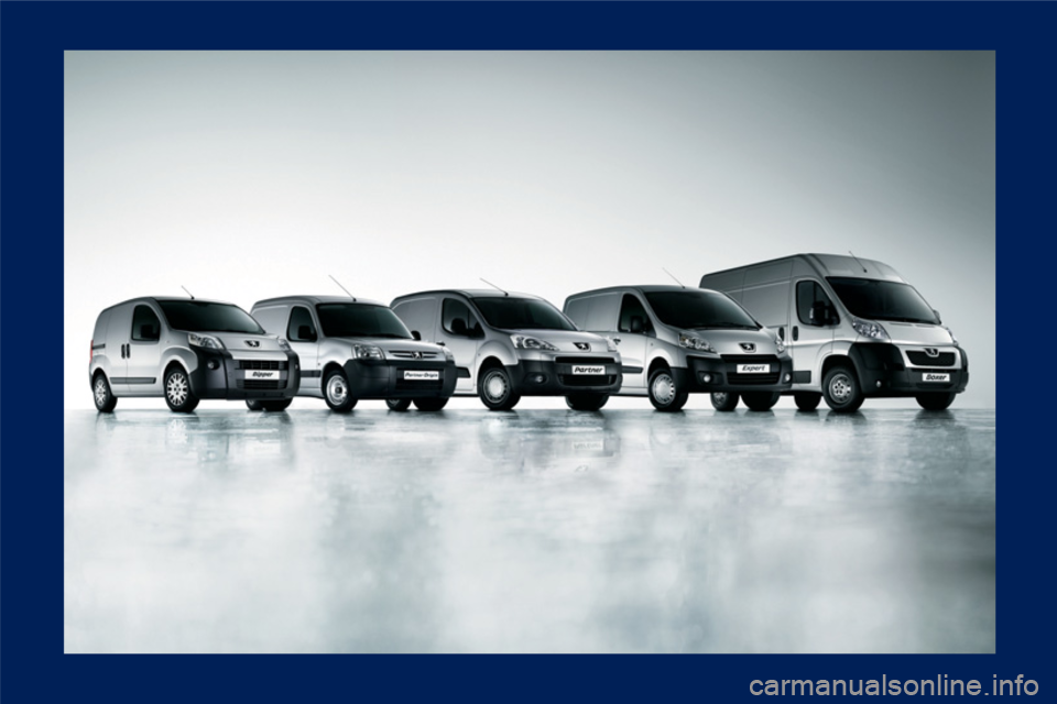 Peugeot Boxer 2011.5  Owners Manual - RHD (UK, Australia) 