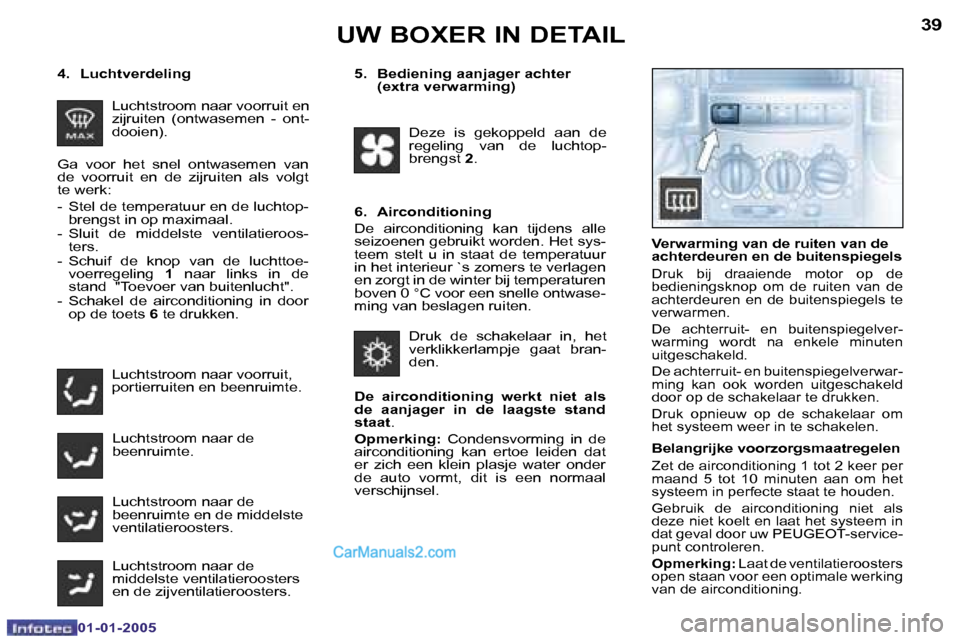 Peugeot Boxer 2005  Handleiding (in Dutch) �3�8
�0�1�-�0�1�-�2�0�0�5
�3�9
�0�1�-�0�1�-�2�0�0�5
�L�u�c�h�t�s�t�r�o�o�m� �n�a�a�r� �v�o�o�r�r�u�i�t� �e�n�  
�z�i�j�r�u�i�t�e�n�  �(�o�n�t�w�a�s�e�m�e�n�  �-�  �o�n�t�-
�d�o�o�i�e�n�)�. 
�L�u�c�h�t