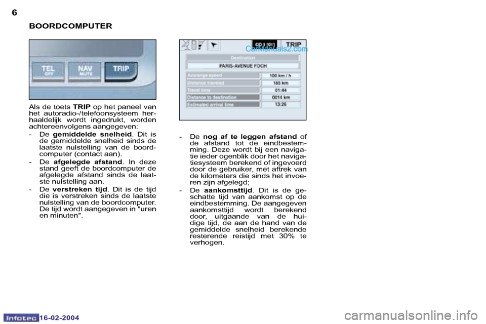 Peugeot Boxer 2004  Handleiding (in Dutch) �6
�1�6�-�0�2�-�2�0�0�4
�7
�1�6�-�0�2�-�2�0�0�4
�B�O�O�R�D�C�O�M�P�U�T�E�R
�-�  �D�e� �n�o�g�  �a�f�  �t�e�  �l�e�g�g�e�n�  �a�f�s�t�a�n�d �  �o�f� 
�d�e�  �a�f�s�t�a�n�d�  �t�o�t�  �d�e�  �e�i�n�d�b�