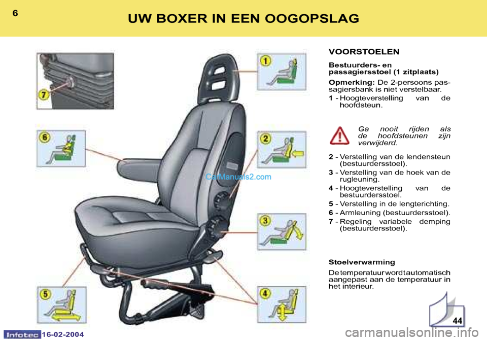 Peugeot Boxer 2004  Handleiding (in Dutch) �4�4
�6
�1�6�-�0�2�-�2�0�0�4
�7
�1�6�-�0�2�-�2�0�0�4
�U�W� �B�O�X�E�R� �I�N� �E�E�N� �O�O�G�O�P�S�L�A�G�V�O�O�R�S�T�O�E�L�E�N
�B�e�s�t�u�u�r�d�e�r�s�-� �e�n�  
�p�a�s�s�a�g�i�e�r�s�s�t�o�e�l� �(�1� �z