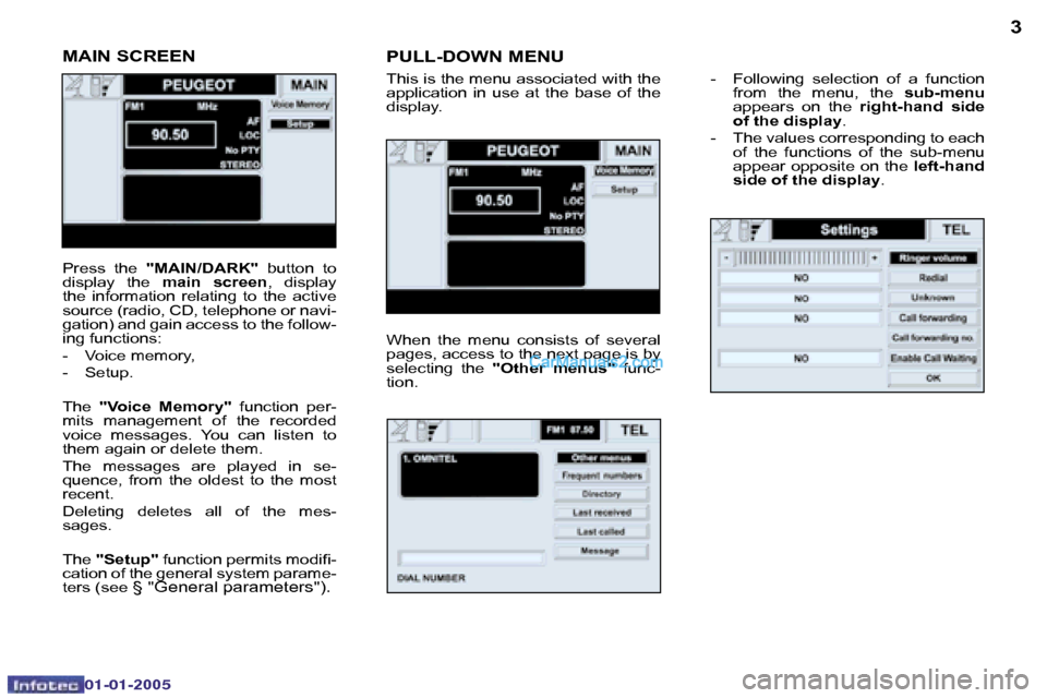 Peugeot Boxer Dag 2005  Owners Manual �2
�0�2�-�0�8�-�2�0�0�4
�3
�M�A�I�N� �S�C�R�E�E�N�P�U�L�L�-�D�O�W�N� �M�E�N�U
�T�h�i�s� �i�s� �t�h�e� �m�e�n�u� �a�s�s�o�c�i�a�t�e�d� �w�i�t�h� �t�h�e�  
�a�p�p�l�i�c�a�t�i�o�n�  �i�n�  �u�s�e�  �a�t�