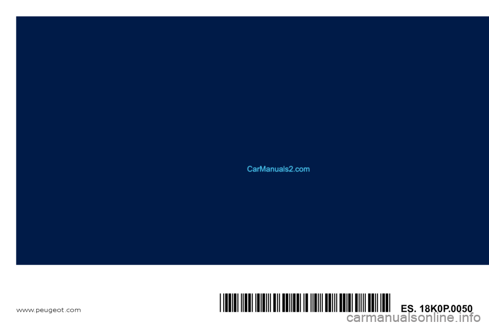 Peugeot Expert 2019  Manual del propietario (in Spanish) www.peugeot .comES. 18K0P.0050*18K0P.0050*  