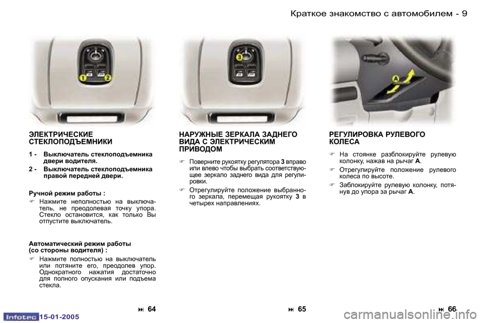 Peugeot Expert 2005  Инструкция по эксплуатации (in Russian) �8 �-
�1�5�-�0�1�-�2�0�0�5
�9
�-
�1�5�-�0�1�-�2�0�0�5
WE?DLJBQ?KDB?�  
KL?DEHIH>T?FGBDB
�1� �-�  YudexqZl_ev� kl_dehih^t_fgbdZ� 
^\_jb� \