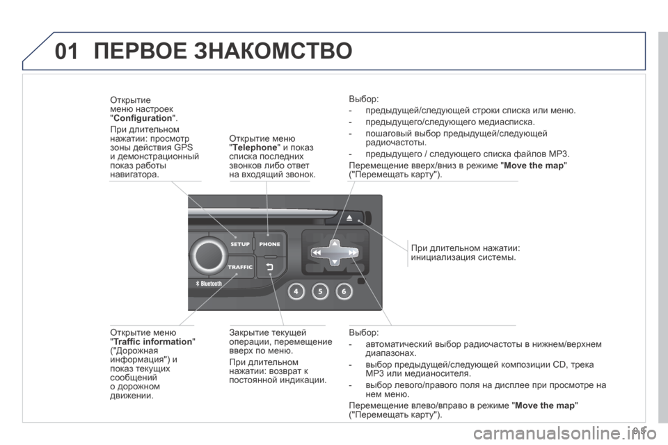 Peugeot Expert Tepee 2014 Инструкция по эксплуатации (in Russian) 9.5
01
Выбор:
- автоматический выбор радиочастоты в нижнем/верхнем диапазонах.
- выбор предыдущей/следующ Peugeot Expert Tepee 2014 Инструкция по эксплуатации (in Russian) 9.5
01
Выбор:
- автоматический выбор радиочастоты в нижнем/верхнем диапазонах.
- выбор предыдущей/следующ