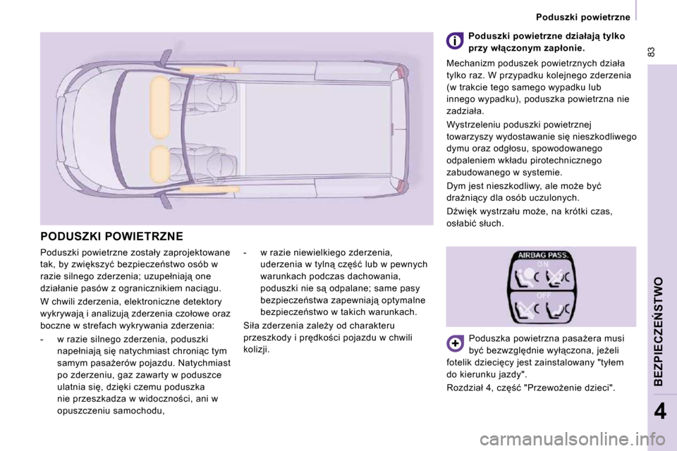 Peugeot Expert VU 2010  Instrukcja Obsługi (in Polish)  83
� � � �P�o�d�u�s�z�k�i�  �p�o�w�i�e�t�r�z�n�e� � � 
�B�E�Z�P�I�E�C�Z�E0�S�T�W�O
4
� �P�o�d�u�s�z�k�i� �p�o�w�i�e�t�r�z�n�e� �z�o�s�t�a�ł�y� �z�a�p�r�o�j�e�k�t�o�w�a�n�e�  
�t�a�k�,� �b�y� �z�w�i